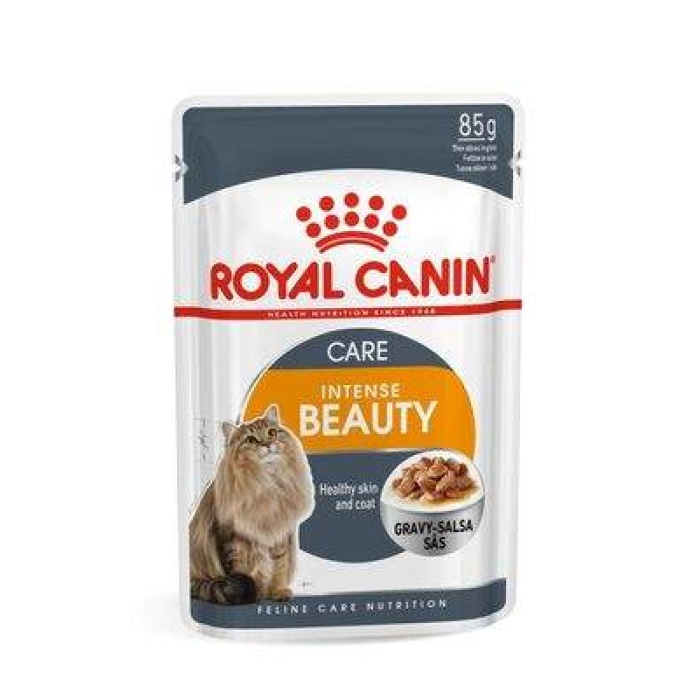 Royal Canin Pouch Gravy Intense Beauty Kedi Maması 85 Gr