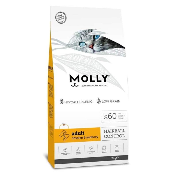 MOLLY Tavuklu Yetişkin Kedi Maması 2 kg