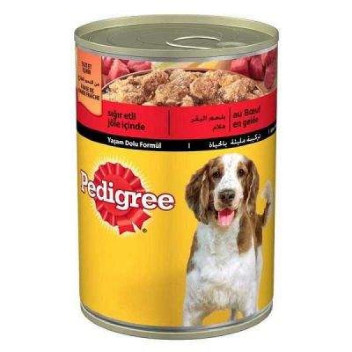 Pedigree Biftekli Jöleli Konserve Köpek Maması 400 Gr