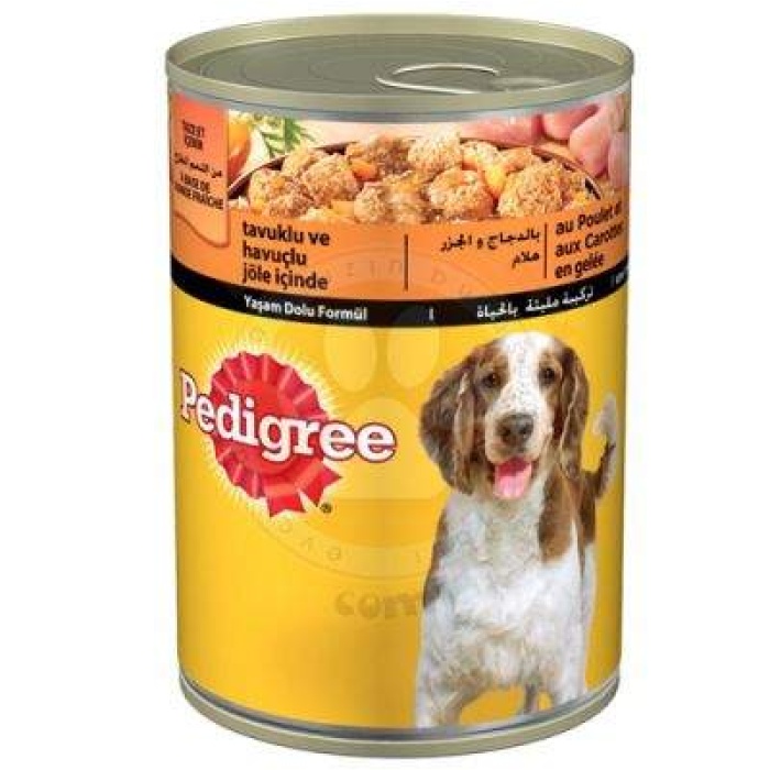 Pedigree Tavuk Etli Jöleli Konserve Köpek Maması 400 Gr