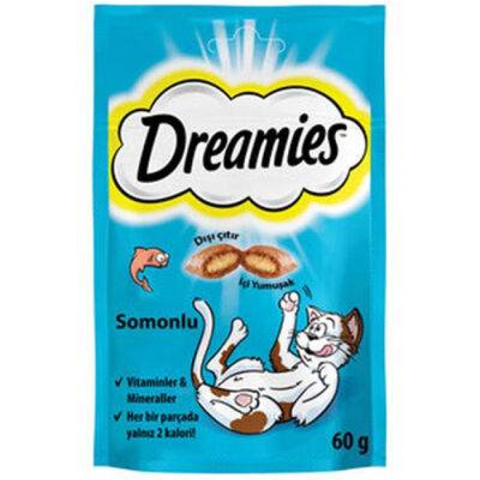 Dreamies With Somonlu Kedi Ödülü 60 Gr