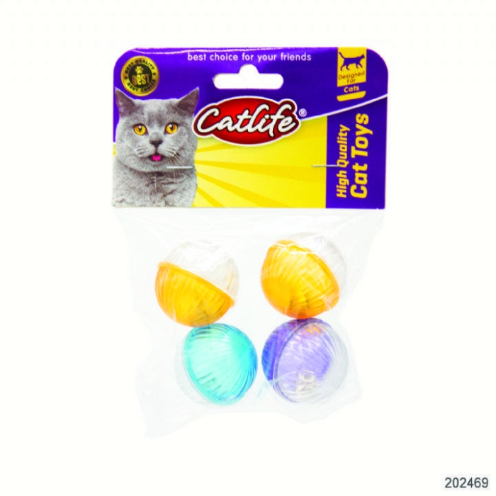 CATLİFE ZİLLİ KEDİ OYUNCAĞI 4LÜ PAKET