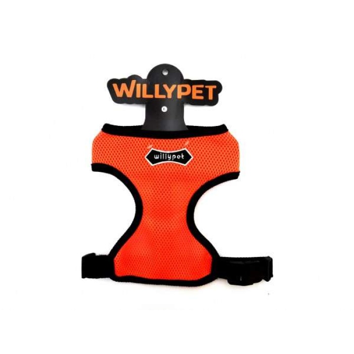 WİLLYPET GÖĞÜS TASMA LARGE NEON TURUNCU [L]