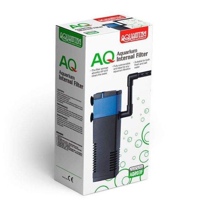 AQ203F-AQUAWING AKVARYUM İÇ FİLTRE 12W 600L/H (30)