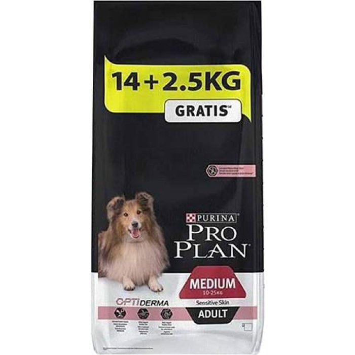 Proplan Adult Sensitive Somonlu Pirinçli 14 kg + 2.5 kg Yetişkin Kuru Köpek Maması