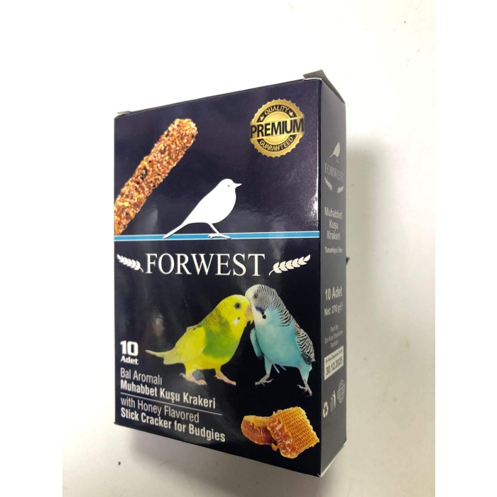 Forwest Ballı Aromalı Muhabbet Kuşu Krakeri 10 Adet 276 gr