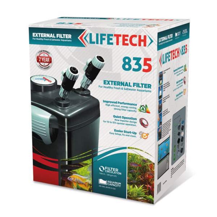 Life Tech Filtre 835 Siyah Kova İçi Dolu 1000 L/H