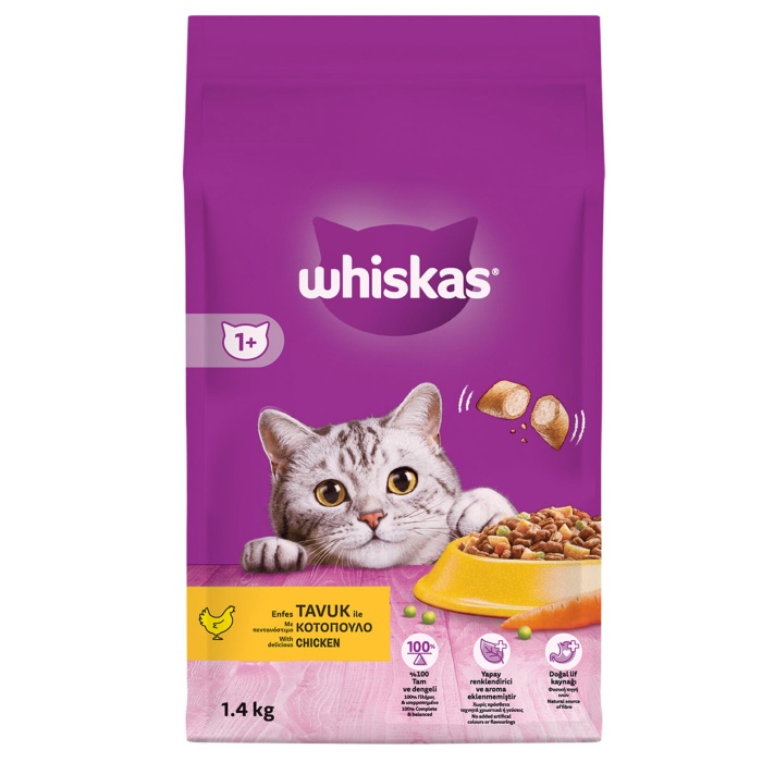 Whiskas Tavuklu Yetişkin Kedi Maması 1,4kg