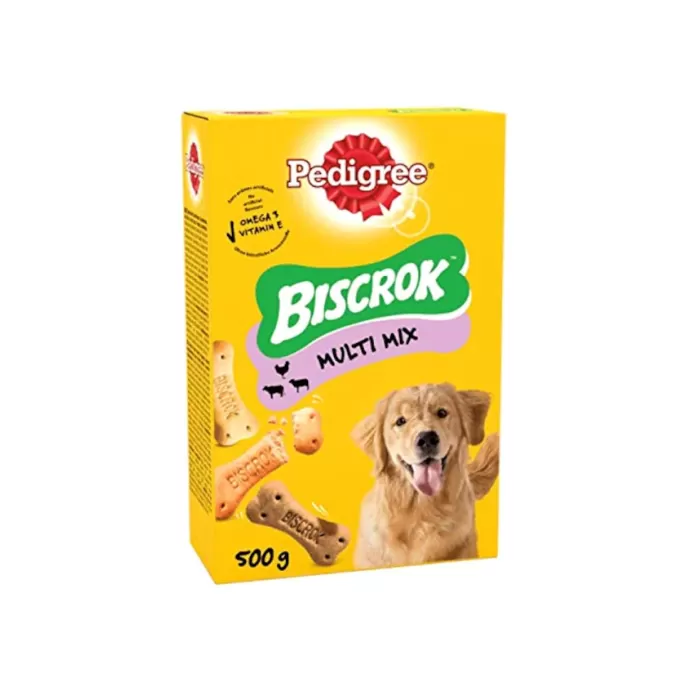 Pedigree Biscrok Multi Mix Köpek Ödül Bisküvisi 500 Gr