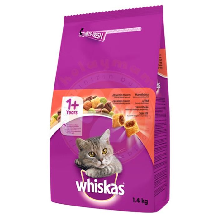 Whiskas Sığır Etli ve Sebzeli Yetişkin Kedi Maması 1,4 Kg Whiskas Sığır Etli ve Sebzeli Yetişkin Kedi Maması 1,4 Kg