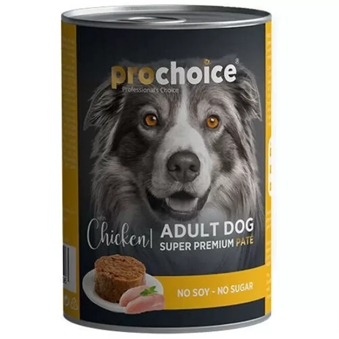 Pro Choice Chicken Tavuk Etli Tahılsız Köpek Konservesi 400 Gr