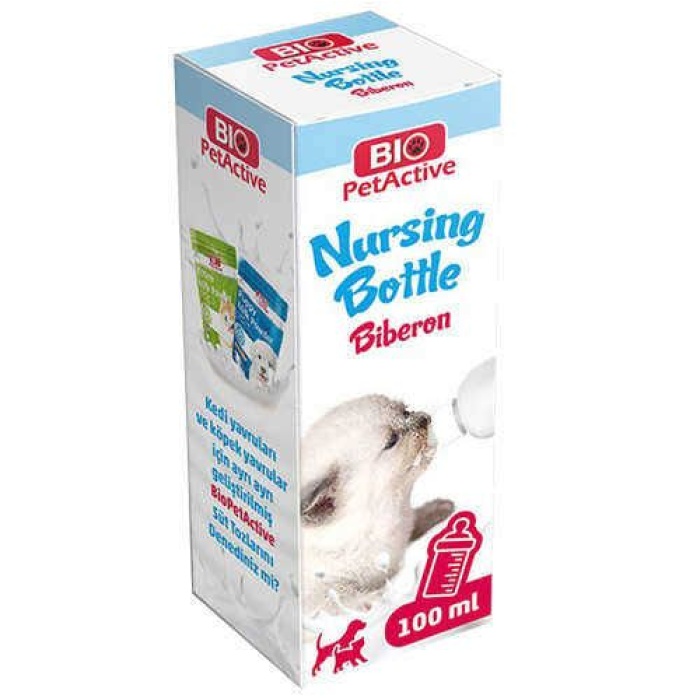 BIO PETACTİVE KEDİ ve KÖPEKLER İÇİN BİBERON 100ML