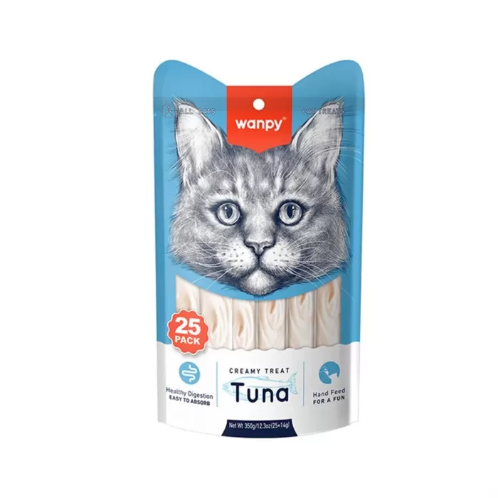 Wanpy Ton Balıklı Krema Kedi Ödülü 25x14gr