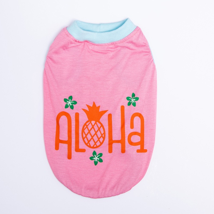 23801 Pembe Aloha T-shirt