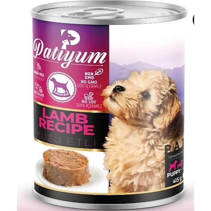 Patiyum Pate Kuzu Etli Yavru Köpek Konservesi 400 Gr