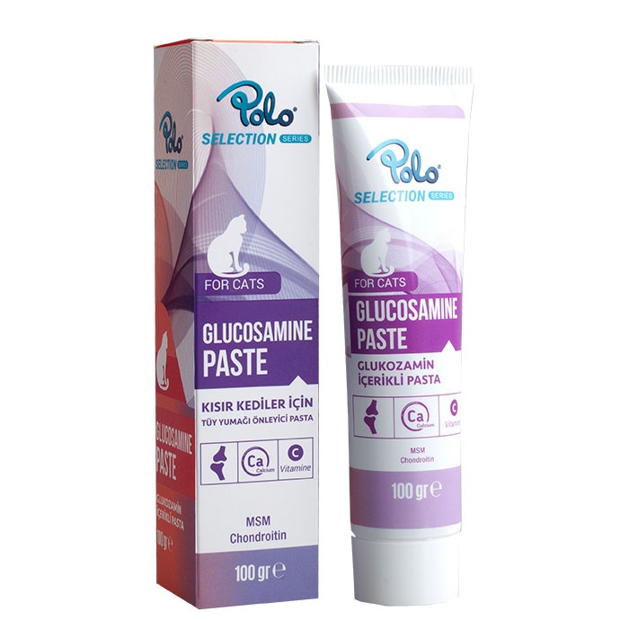 Polo Glucosamine Paste Eklem Sağlığı ve Tüy Yumağı Önleyici Kedi Macunu 100gr