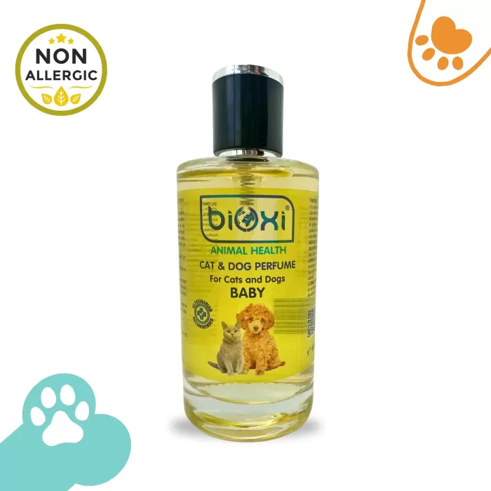 Bioxi ® Cat & Dog Parfümü Baby Kokusu – Bebek Kokulu 100 ml Kedi ve Köpek Parfümü ile Ferahlatıcı Bakım