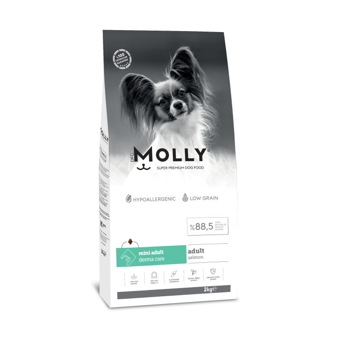 MOLLY MİNİ SOMONLU KÖPEK MAMASI 2 KG