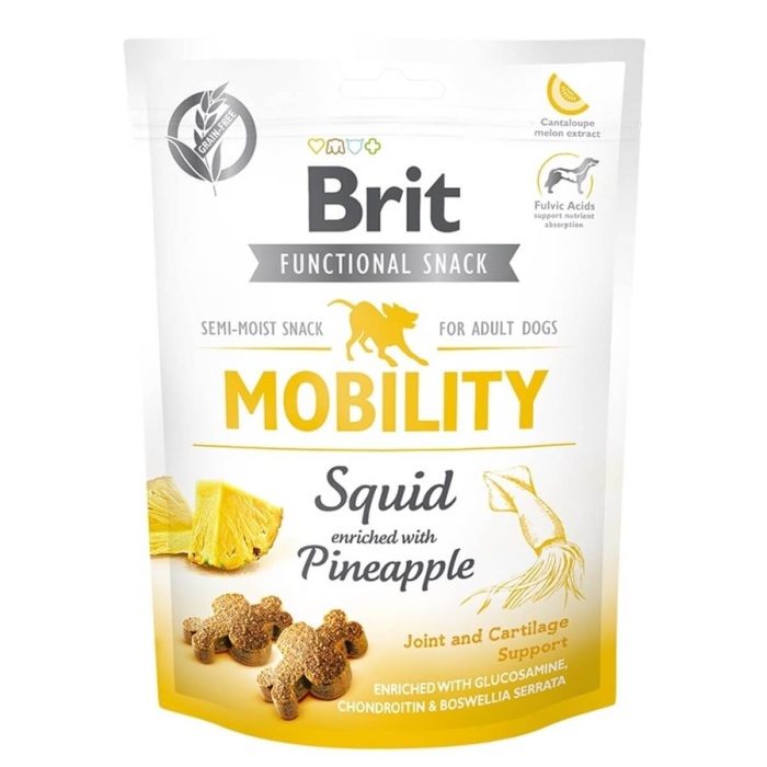 Brit Mobility Ananas ve Kalamarlı Köpek Ödülü 150gr