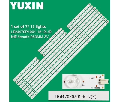 PHILIPS LBM470P0301 47PFK7109 47PFK6589/12 TPT470H1-DUJSGK LED BAR