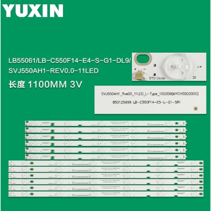 SUNNY SN055LD2100E 55D3000/D2000 LB-C550F14-E4-S-G1-LD1 LED BAR