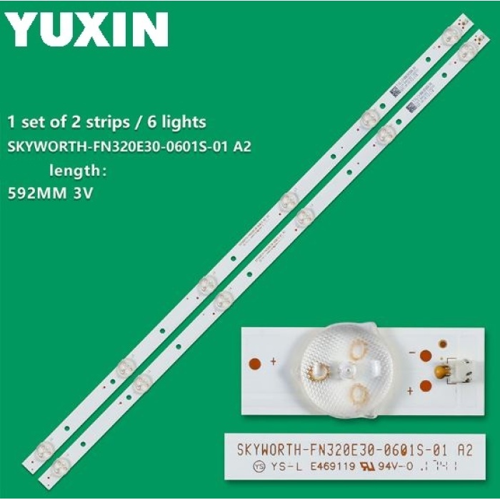 SKYWORTH SUNNY AXEN FN320E30  SN32DIL3037L/1032 YAL13-00630300 LED BAR