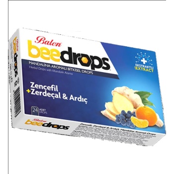 BLN ZENCEFİL-ZERDEÇAL-ARDIÇLI MANDALİNA AROMALI DROPS 24 DROPS