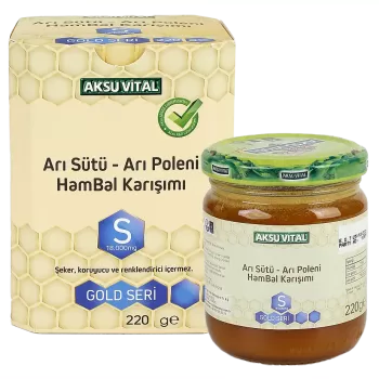 AKS Arı Sütü Bal Polen (S) 18.000 Mg - Yetişkin