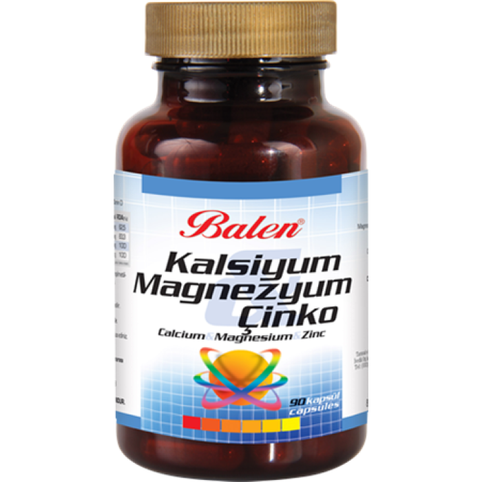 BLN KALSİYUM&MAGNEZYUM&ÇİNKO KAPSÜL 709MG*90