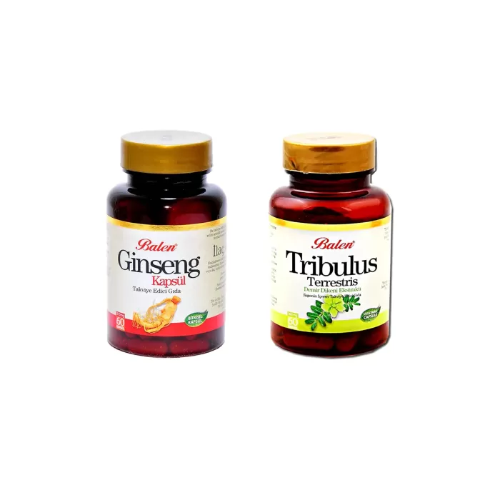 Balen Zinde Set Ginseng + Tribulus Kapsül 2li Set