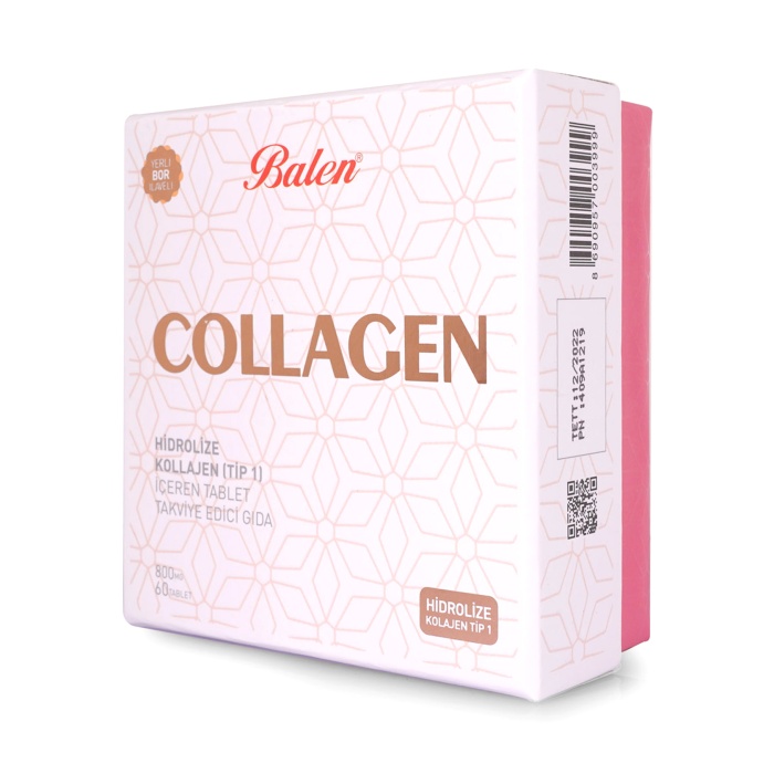 BLN COLLAGEN HİDROLİZE KOLLAJEN (TİP 1) İÇEREN TABLET 800 MG*60